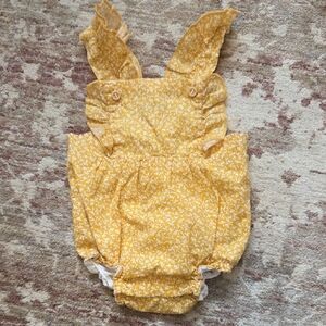 H&M Yellow Floral One Piece